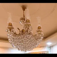 یک جفت لوستر پنج شاخه