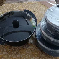 قابلمه هشت پارچه چدن کف سرامیک