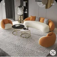 مبل ۷ نفره لوبیایی تدی محمد طاها  تولیدی غفاری ۲۰۵