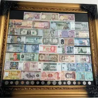 تابلو کلکسیون اسکناس