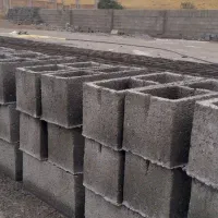 بلوک دیواری ته باز دو سوراخه