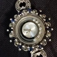 ساعت نقره سیاه قلم