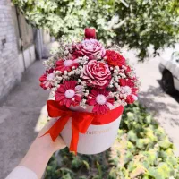 باکس گل .نور انواع مختلف گیفت شمع.