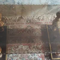 میز جلو مبلی شیک و سالم دو طبقه 100 در 55