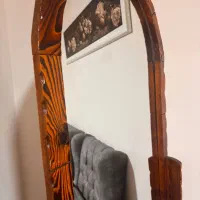 آینه تمام قد چوبی