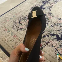 کفش مجلسی برند شنلی داخل چرم طبیعی رویه ساتن