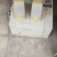 پرینتر اچ پی لیزرجت ۵ و اسپیکر جینیوس