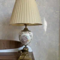 ساعت و آباژور کریستالی شیک و نو