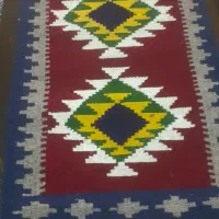 گلیم دستبافت نفیس پشمی
