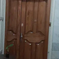درب آپارتمان چوبی سالم