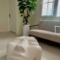 میز عسلی جلومبلی مدرن و مینیمال پاپیه ماشه