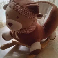فروش روروئک دلیجان  و تاب راکی کودک  در حد نو