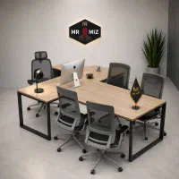 میز کنفرانس همراه میز مدیریت کد mc230