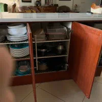 کابینت سالم،هود و سینک و شیر هم سالمن