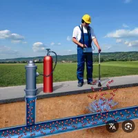 تشخیص ترکیدگی لوله تعمیر ورفع نم.رباط کریم،شهریار،