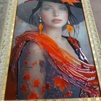 تابلو نقاشی سبک میکس مدیا
