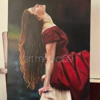 تابلو نقاشی کار دست آماده ارسال