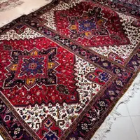 جفت ۶متری دستبافت هریس مهربان لاکی نقشه جدید