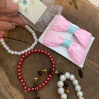 گل سر و دستبند وگوشواره