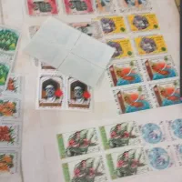 تمبر قدیمی. همه باهم