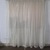 پرده گلدوزی شده دوعدد