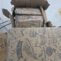 جعبه پیتزا وظرف سیب زمینی و...