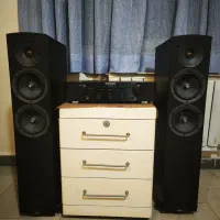 اسپیکر دانمارکی Jamo C 605 و آمپ marantz pm 6007