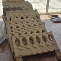 ۲۵ تا جدول بتنی دکوراتیو باغچه یکجا