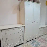 کمد و دراور  کودک ترکیب چوب و ام دی اف