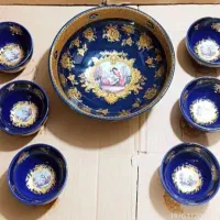 6تاپیاله ومیوه خوری چینی قدیمی