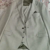 کت و شلوار سبز ماچا