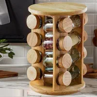 جا ادویه گردان استند چوبی