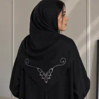 روسری مجلسی نگین کاری شده