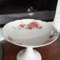 شیرینی خوری پایه دار گل سرخی مسعود