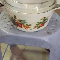 ظروف ارکوپال قدیمی خارجی ونعلبکی قدیمی