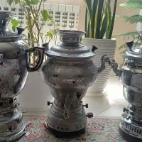 ۳تاسماورگازی برنجی سالم برندیوسفیان مشهد ۹تومن