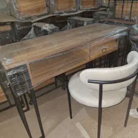 میز ناخن طرح چوب قهوه ای