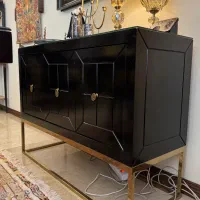 کنسول ام دی اف پایه استیل