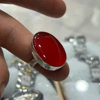 عقیق سرخ طرح صفویی