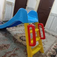 سرسره کودک همراه با تور بسکتبال