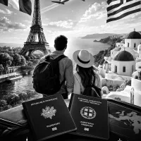 ویزای توریستی تجاری یونان و فرانسه
