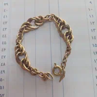 دستبند و گوشواره طلا ۱۸ عیار