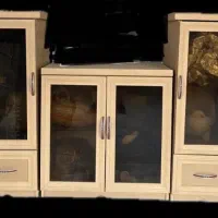 میز یا کتابخانه سه تکه با ارسال رایگان