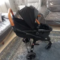 سرویس کالسکه ۳ تکه ژاکا Xaca مشکی (آکبند)