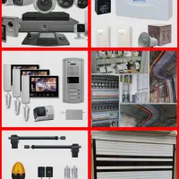 برقکشی ساختمان دوربین مداربسته جک درب کرکره