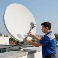 نصب تنظیم تعمیرگیرنده نصاب حرفه ای انتن ثابت گردون