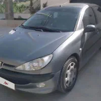 ماشین 206 مدل ۸۵ خاکستری