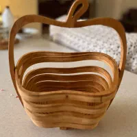 سبد میوه خوری تاشو بامبو