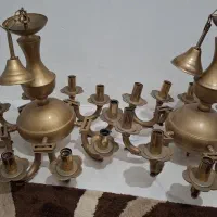 لوستر قدیمی روکش طلا