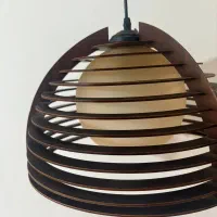 لوستر چوبی